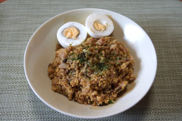 ドライカレー風混ぜご飯