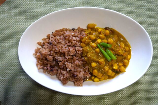 重ね煮豆カレー