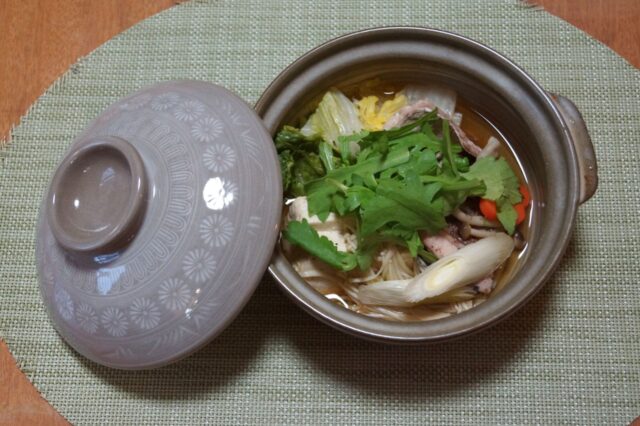 魚と野菜の湯豆腐鍋